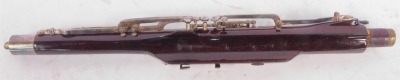 A Renard wooden cased Basson, with plated mounts and fittings, four section, no. 18761. - 7