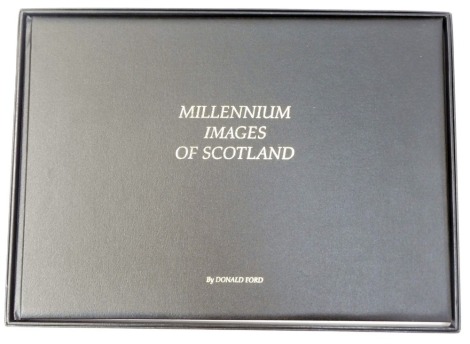 Ford (Donald). Millennium Images of Scotland, collector's book, with hand inscription to Sandy and Davis December 1999.