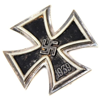 A WWII Third Reich Iron Cross First Class 1939.