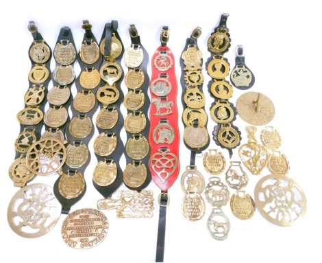 A group of horse brasses, relating to the London Harness Horse Parade, c1990's/2000, various other horse brasses, Brewery Covenant and others. (a quantity)