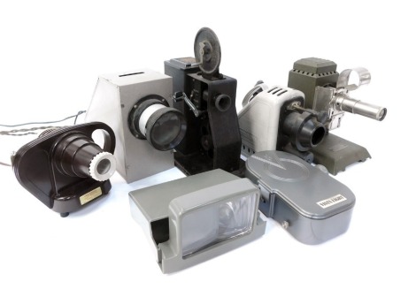 Various projectors, to include an Official Boy Scout Memoscope, 9.5mm pathescope. WARNING! This lot contains untested or unsafe electrical items. It is supplied for scrap or re-conditioning only. TRADE ONLY