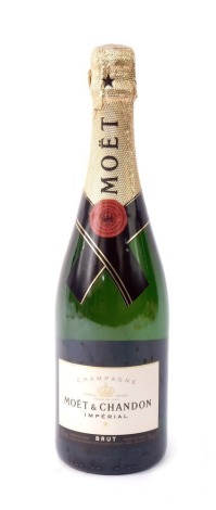 A bottle of Moet & Chandon Champagne, 750ml.