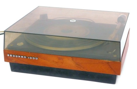 A Bang & Olufsen Beogram 1000 turntable.