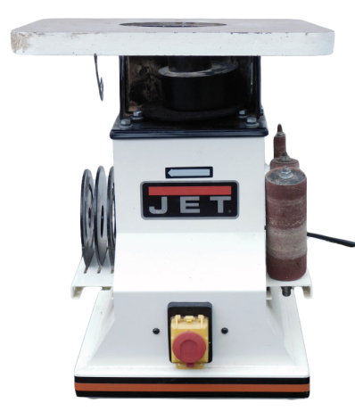 A Jet JBOS-5 oscillating electric spindle bobbin sander.