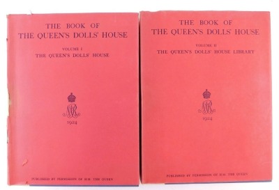 A limited edition copy of The Book of the Queen's Doll House signed by Queen Mary, published by Methuen 1924, number 1348/1500, bearing inscription to R Short from Mary R Christmas 1942, 2 vols, in card slipcover. - 3