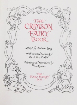 Lang (Andrew). The Crimson Fairy Book, illustrated by Tim Stevens, in gilt tooled crimson cloth with slip case, published by The Folio Society 2003. - 3