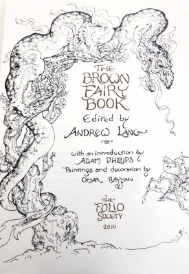 Lang (Andrew). The Brown Fairy Book, illustrated by Omar Rayyan, in gilt tooled brown cloth with slip case, published by The Folio Society 2003. - 3