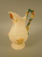 A Clarice Cliff Celtic Harvest relief moulded jug