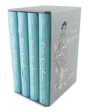 Guanzhong Luo, Three Kingdoms, Folio Society, 4 volumes in card slip case.