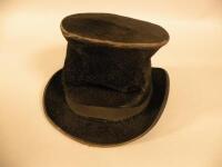 A Christy's of London moleskin top hat.Auctioneer announce no lighters in this lot