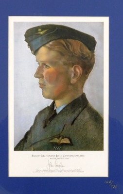 A set of Diamond Jubilee Royal Air Force Benevolent Fund limited edition prints, to include Squadron Leader Douglas Bayder DSODFC by Eric Kennington, signed in pencil to margin, with certificate, Sergeant James Lacey, Flight Lieutenant Roderick Leroyd, Fl - 2