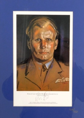 A set of Diamond Jubilee Royal Air Force Benevolent Fund limited edition prints, to include Squadron Leader Douglas Bayder DSODFC by Eric Kennington, signed in pencil to margin, with certificate, Sergeant James Lacey, Flight Lieutenant Roderick Leroyd, Fl - 5