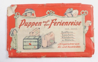 A group of Puppen Auf Der Ferienreise doll's house furniture, to include dresser, corner cabinet, side table and wardrobe. (a quantity) - 2