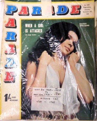 Parade glamour magazines, circa 1970-1973. - 3