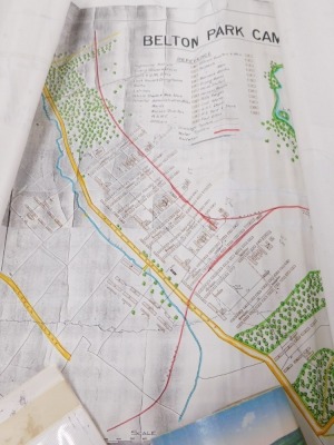 Grantham Interest. Photographs, letters and press cuttings, relating to the Machine Gun Corps, together with a military map of Trier, and maps of Grantham military camps. - 3