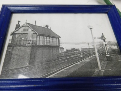 Railwayana. A Grantham signal box telephone, together with a telephone circuit card for Grantham North and South, platform ticket for Grantham, and other Grantham railway related ephemera. - 4