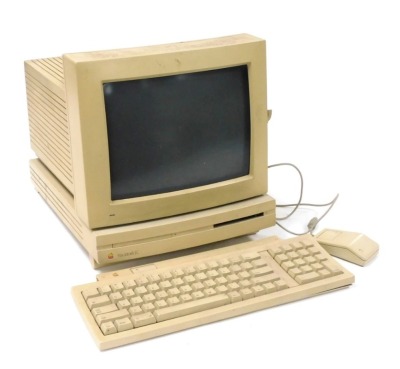 A Macintosh LC computer, model number M0350, together with a 12" RGB display, M1296Z, keyboard and cables.