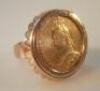 A Victorian sovereign ring