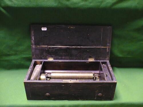 A 19th C cylinder Musical Box