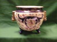 A late 19th C Staffordshire Jardiniere of ovoid form