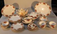 A Royal Albert dinner service and teapot