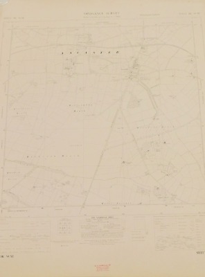 A group of Lincolnshire provincial O/S maps mainly Grantham and surrounding area, circa 1956 and 1958, and newer editions to include Skegness, Alford and Spilsby, Spalding, Boston and Spalding, Windham and Coxmoor, etc. (a quantity) - 3