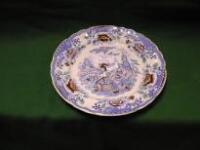 A 19th C ironstone plate