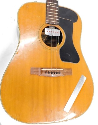 A John Pearse Aria Jumbo Model 3101 electro acoustic guitar. - 2