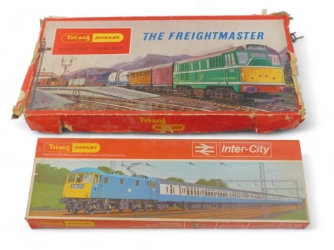 Tri-ang Hornby OO gauge train sets, including R644 Intercity Express, and The Freight Master train set, boxed. (2)