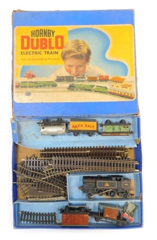 A Hornby Dublo EDG 17 tank goods train set, boxed.