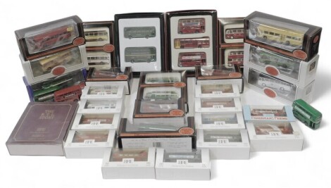 Exclusive First Editions by Gilbow diecast buses and sets, including London Transport Museum limited edition bus set, London Transport Country Buses limited edition bus set 2, The RTL Story volume 3 limited edition, etc. (1 box)