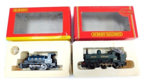 Hornby OO gauge locomotives, comprising R706A GWR Class 2727 pannier tank locomotive, 2783, 0-6-0, and R2361 ndustrial locomotive, 0-6-0ST, boxed. (2)