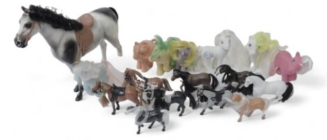 Hasbro My Little Pony figures, and other equestrian related figures, to include Sindy's horse, etc. (a quantity)