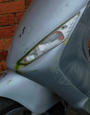 A Piaggio Zip moped, registration OU08 JVW, 49cc, petrol, silver, recd mileage 4,627 miles. - 6