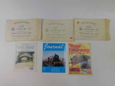 A group of Model Railway magazines, Talyllyn Trains activity pack, etc. (4 shelves) - 6