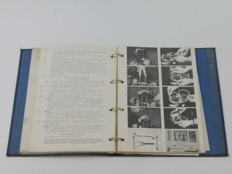 An original BMW Isetta Maintenance Manual, in its original binder.