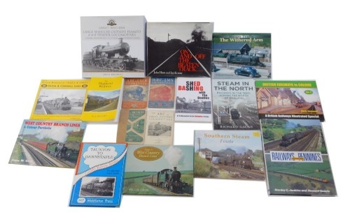 Various railway and steam related books, to include Steam Memories 1950s and 60s, Allen (Ian). Steam on the West Country Branchlines, Railways Across the Pennines, and others. (a quantity)