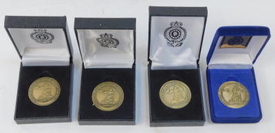 A group of Royal Automobile Club medallions, each in presentation case, together with a quantity of Veteran Car Run plaques, predominantly from the 2000s. - 6