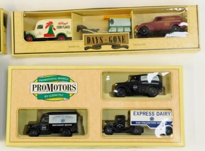 Corgi and Lledo Days Gone diecast vehicles, including Corgi limited edition set C26 cameo set, Days Gone Bedford 30 CWT van Friars Chocolate Soldiers, Days Gone horse drawn float United Dairies, etc. (1 box) - 4