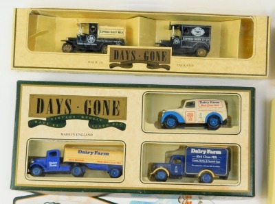 Corgi and Lledo Days Gone diecast vehicles, including Corgi limited edition set C26 cameo set, Days Gone Bedford 30 CWT van Friars Chocolate Soldiers, Days Gone horse drawn float United Dairies, etc. (1 box) - 5