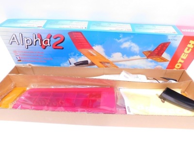 A Protech Alpha V2 kit built aeroplane, boxed. - 2