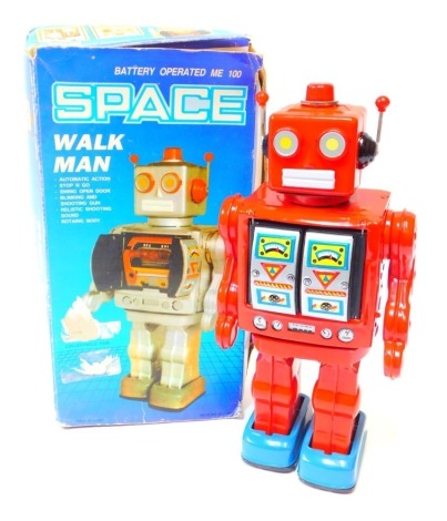 A Space Walkman battery operated model, boxed.