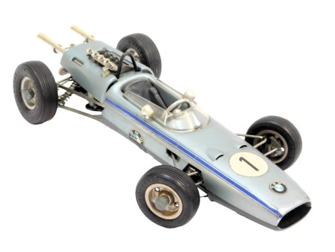 A Schuco BMW Formel II clockwork F1 car, model 1072, no key.