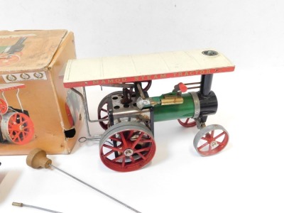 A Mamod TE1A steam traction engine, boxed. - 2