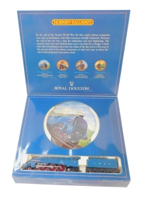 A Hornby Railways Royal Doulton Time for a Change 50th Anniversary Collection set, The Sir Ronald Mathews, in presentation box,