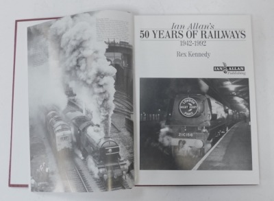 Kennedy (Rex). Ian Allen's Fifty Years of Railway 1942-1992, limited edition 60/500, with certificate, in slipcase. - 2