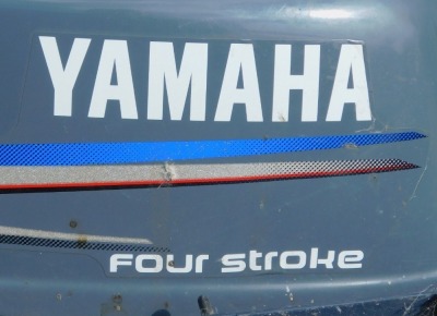 A Yamaha F4BMHL 4HP 4-stroke outboard motor. - 2