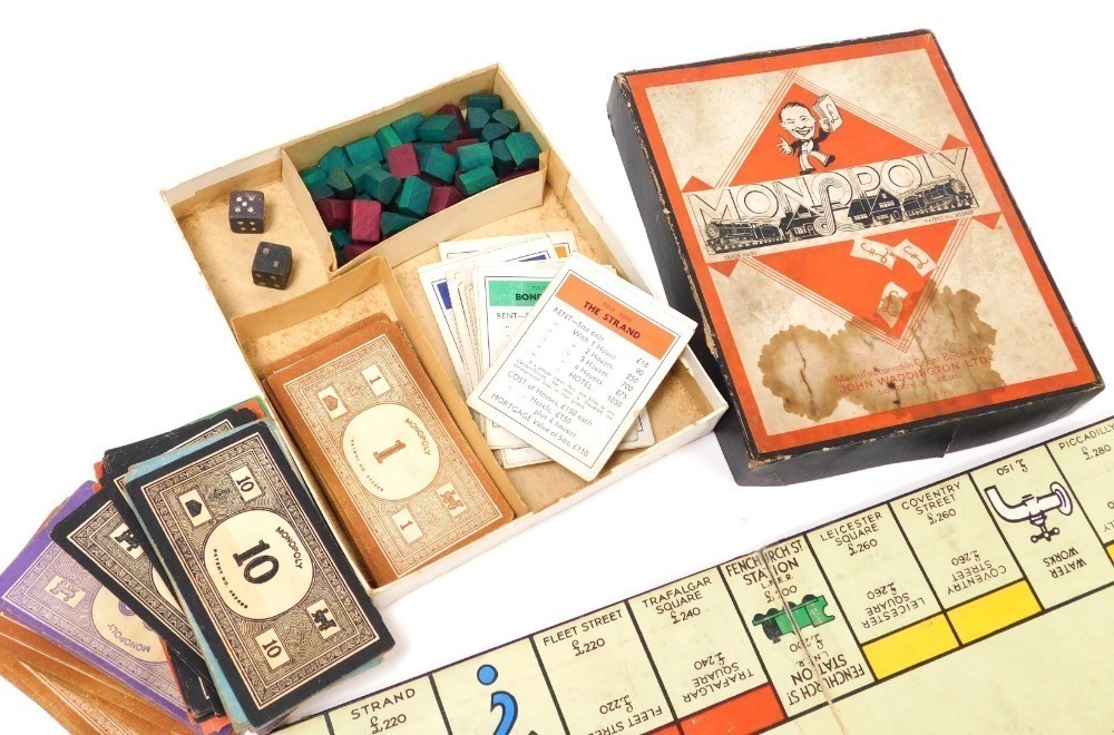 Jeu De Société Vintage Jeu Monopoly Vintage Parker Brothers - Occasion, Idéal Collection Ou Soirée Jeu Édition Rétro Monopoly Boîte