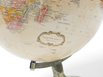 A Replogle 12 inch diameter globe, World Classic series, with QRbox instructions. - 2