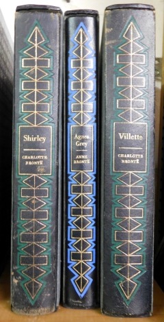 Bronte (Charlotte). Shirley and Villette, Bronte (Anne) Agnes Grey, with slipcases, published by the Folio Society.